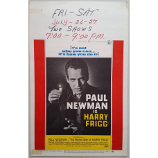 The Secret War of Harry Frigg - Original 1968 Window Card